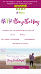 Mobile Screenshot of faithalongtheway.com